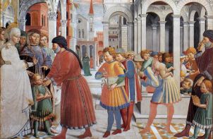 Benozzo Gozzoli: Augustinus in der Schule zu Tagaste
